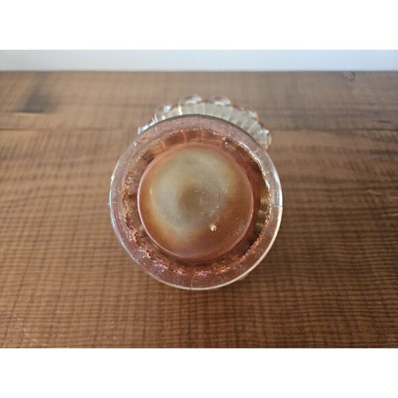 Vintage Dugan Diamond Marigold Carnival Glass 5" Basket - Picture 6 of 6